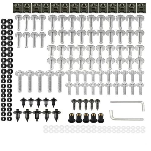 Karosserieschrauben Für Aprilia RS660 RS125 RS4 RS 660/125/50 RSV4 1000 1000RR 1100 Motorradteile Komplette Verkleidungsschrauben Schrauben Befestigungssatz(Silver) von FIGULI