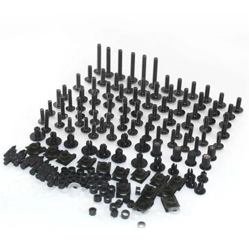 Karosserieschrauben Komplettes Verkleidungsschraubenset Für BMW F650GS F700GS F800GS F750GS F850GS ADV F800R F900R F900XR RnineT Motorrad Komplettverkleidungsset Muttern Schrauben Edelstahl(Nero) von FIGULI