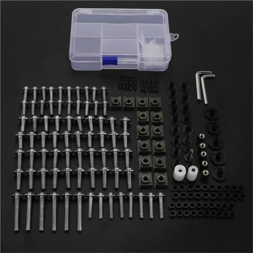 Karosserieschrauben Motorrad Modifizierte Teile Für Benelli TRK502 Trk 502 521 502X TRK 702 TRK702 2005-2023 2021 2020 Befestigungsschraubensatz Motorradverkleidungsbolzensatz(Silver) von FIGULI