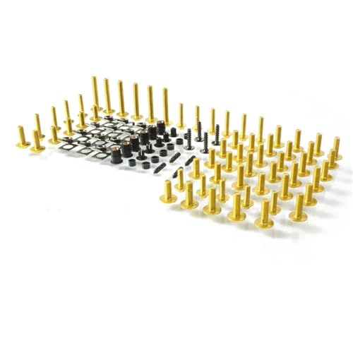 Karosserieschrauben Motorrad Verkleidung Bolzen Schraube Mutter Clip Kit Für Benelli Für Jinpeng 502 TRK502/X BN600R Leoncino 250 BJ 250 752S TNT 302S Zubehör(Yellow) von FIGULI