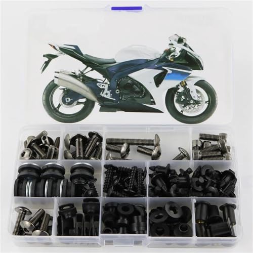 Karosserieschrauben Motorrad Verkleidung Schrauben Für Suzuki GSX-R1000 GSXR1000 2009 2010 2011 2012 2013 2014 2015 2016 Körper Muttern Zubehör(Metallic) von FIGULI