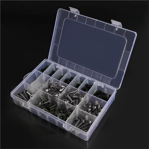 Karosserieschrauben Motorrad Voll Verkleidung Kit Muttern Schrauben Für SUZUKI GSXR125 GSXR150 GSXR250 GSXR400 GSXR600 GSXR750 GSXR1000 GSXR1100 GSXR1300 Für HAYABUSA(Grey) von FIGULI