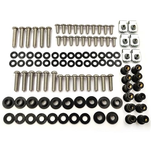 Karosserieschrauben Motorradteile Für ZX-6R 1998-2002/ZZR600 2003-2008 Verkleidungsbolzensatz Schrauben Edelstahlscheiben Befestigungselemente Karosserieschrauben Motorradteile Für ZX-6R 1998-2002/ZZR600 2003-2008 Verkleidungsbolzensatz Schrauben Edelstahlscheiben Befestigungselemente von FIGULI