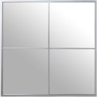 80x80 cm Silbermetallspiegel. 80x2x80cmpour -Fenster Alle Stile, um einen Home Touch hinzuzufügen von FIJALO