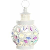 Acrylmetalltischlampe 19x19x33 Acrylmetallblume mehrfarbige Farbmaterial -Familie Tischlampen von DKD HOME DECOR