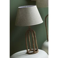 Asim Tischlampe aus braunem Pappmaché, 60 cm, 35 T x 60 cm Asim Tischlampe aus braunem Pappmaché, 60 cm, 35 T x 60 cm von FIJALO