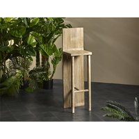 Barhocker mit Rückenlehne aus Naturholz 105 cm. 35 x 40 x 105 cm Barhocker mit Rückenlehne aus Naturholz 105 cm. 35 x 40 x 105 cm von FIJALO
