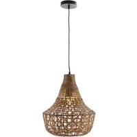 Deckenleuchte 42X42X47 Natürliches Rattan/Schwarzes Metall Deckenleuchte 42X42X47 Natürliches Rattan/Schwarzes Metall von FIJALO