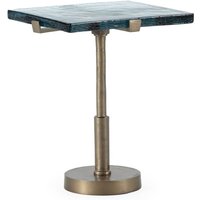 Fijalo - Beistelltisch 41X31X47 Antikgoldenes Metall/Rustikales Glas Fijalo - Beistelltisch 41X31X47 Antikgoldenes Metall/Rustikales Glas von FIJALO