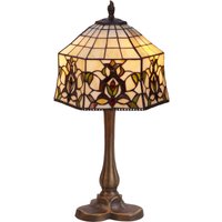 Kleeblattförmige Tischlampe mit Lampenschirm der Hexa-Serie mit 20 cm Durchmesser von FIJALO