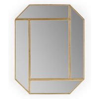 Spiegel 67x3x62 Metall / Spiegel - Gold vertikaler Dekoration / Mirroirs für alle Stile, um dem Haus eine Note zu verleihen von FIJALO