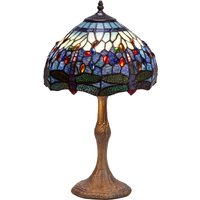 Tiffany Tischlampe mit Profil Basisprofil Belle Rouge D-20 cm enthält nicht die erforderliche Baugruppe Nr. von FIJALO