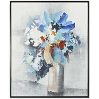 Gemälde auf leinwand ps 106X4X131 vase gerahmt blau ps leinwand Material Farbe multicolor Familienfotos Details von FIJALO