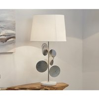 Gitti Silber Tischlampe 69 cm. 35Dx69 cm Gitti Silber Tischlampe 69 cm. 35Dx69 cm von FIJALO