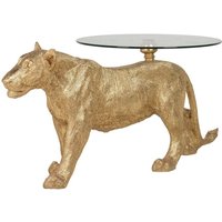 Goldener Couchtisch aus Harz 123x61x56cm Goldener Couchtisch aus Harz 123x61x56cm von FIJALO