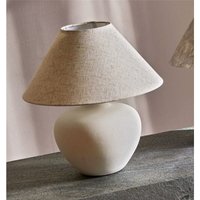 Hestia Tischlampe, Weiß/Beige, 48 cm, 45 x 48 cm Hestia Tischlampe, Weiß/Beige, 48 cm, 45 x 48 cm von FIJALO