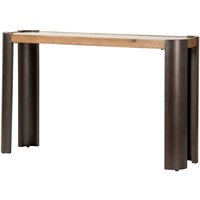 Holz Metall Konsole Braun Schwarz 132X36X81 Cm Holz Metall Konsole Braun Schwarz 132X36X81 Cm von FIJALO