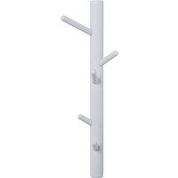 Holzwandhalterhalter mit 5 weißen Haken 13x9x50 cm, Holzholz Alle Stile, um dem Haus eine Note zu verleihen Holzwandhalterhalter mit 5 weißen Haken 13x9x50 cm, Holzholz Alle Stile, um dem Haus eine Note zu verleihen von FIJALO