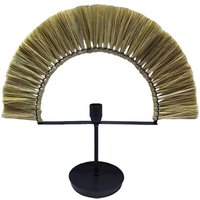 Jute Iron Table Lampe 57x17x52 natürlicher Jute Eisen mehrfarbiger Farbmaterial Familienfamilie Tischlampen von DKD HOME DECOR