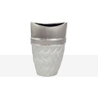 Keramikvase Silber/Kristalle 16x9x24cm Keramikvase Silber/Kristalle 16x9x24cm von FIJALO
