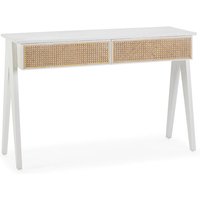 Konsole 120X40X80 Weißes Holz/Naturrattan Konsole 120X40X80 Weißes Holz/Naturrattan von FIJALO