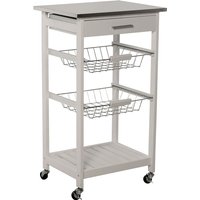 Küchenwagen mit 2 Körben, Weiß-Woodden-Holz-Holzschublade Ace 47x37x81.5cm-bois: Pin und DMPour alle Stile, um dem Haus eine Note zu verleihen, um Küchenwagen mit 2 Körben, Weiß-Woodden-Holz-Holzschublade Ace 47x37x81.5cm-bois: Pin und DMPour alle Stile, um dem Haus eine Note zu verleihen, um von FIJALO