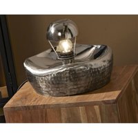 Levy Tischleuchte, Altsilber, 24 cm, 30 cm breit x 24 cm hoch Levy Tischleuchte, Altsilber, 24 cm, 30 cm breit x 24 cm hoch von FIJALO