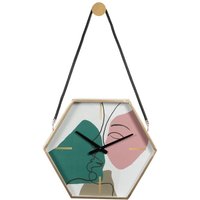 Metall-Glas-Wanduhr 45X6X39 Cm Metall-Glas-Wanduhr 45X6X39 Cm von FIJALO