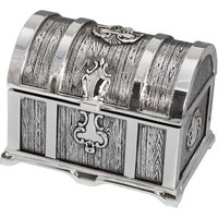Metall -Schmuckschachtel lackiert Silber 11x8x7 cmpour alle Stile, um dem Zuhause einen Hauch zu verleihen von FIJALO