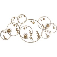 Metall -Wandvorrichtung 135x4.5x68cmpour Alle Stile, um dem Zuhause eine Note zu verleihen von FIJALO