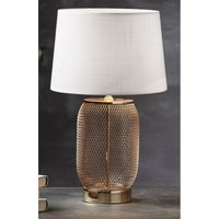 Minsi Tischlampe Gold Grid 47 cm. 28Dx47 cm Minsi Tischlampe Gold Grid 47 cm. 28Dx47 cm von FIJALO