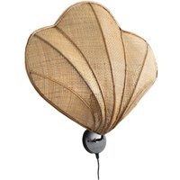 Fijalo - Rattan-Muschel-Wandleuchte E27/220–240 v, 60 x 15 x 60 cm von FIJALO