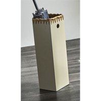 Schirmständer aus Bambus in Maulwurfsfarbe mit Wasserhyazinthengeflecht, 57 cm (20 x 20 x 57 cm) von FIJALO