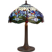 Tiffany Tischlampe mit Socle-Serie Belle Epoque Form D-20 cm enthält nicht die erforderliche Baugruppe Nr. von FIJALO