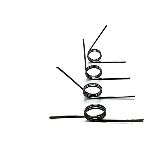10Pcs Wire Diameter 0.6mm 3/6/9Coils Spring Steel V-Spring Torsion Tiny Torsion Springs Hairpin Spring 180/120/90/60 Degree-6Coils Degree 60,0.6mm (10Pcs),3.5mm von FIKROO