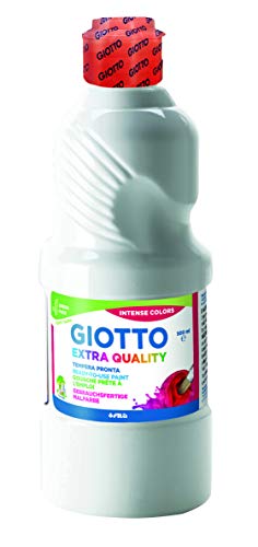 Fila bote tempera escolar giotto de 500ml.lista para su uso.lavable.sin gluten.color blanco. von GIOTTO