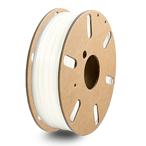 Filamentive PLA - Natural/Transparentes - 1.75mm 3D Drucker Filament, Recyceltes Material + Spule aus 100% recycelbarem Karton - Ermöglicht Nachhaltiges Drucken (1KG) von FILAMENTIVE