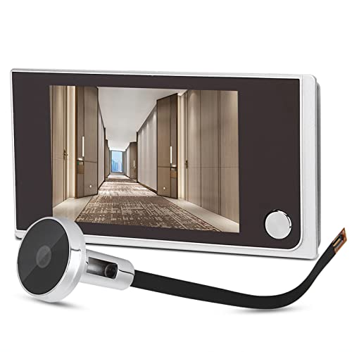 Elektronischer Türspion mit Türklingel, 3,5-Zoll-Digital-LCD, 120 Grad Breiter Betrachtungswinkel, Türspion von FILFEEL