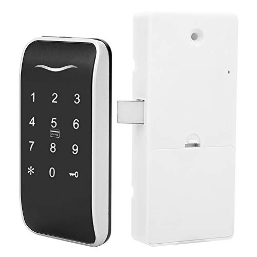 Elektronisches Schrankschloss, Verdecktes Elektronisches Smart Lock RFID-Karten-Passwort-Touch-Tastatur-Sicherheit für Garderoben-Aktenschrank von FILFEEL