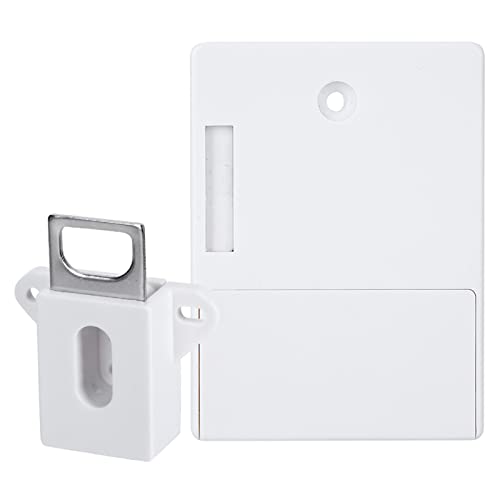 FILFEEL 125kHz Smart Schrankschloss, elektronische RFID Kartenöffnung für Saunabibliotheken, Fabriken und Büros Schließfach - ohne Bohrer(Weiß) von FILFEEL
