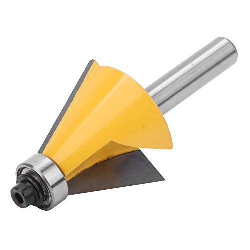 FILFEEL Chamfer Router Bit, Carbide Router Bits mit Lagerholzfräsen -Mahlen 8mm Schaftschaltzer (22.5°) von FILFEEL