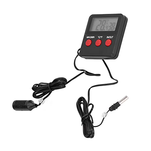 FILFEEL Feuchtigkeitstemperatur Mini Thermometer Digitalanzeige Temperaturmessgerät DTH-74 für Innenraum von FILFEEL