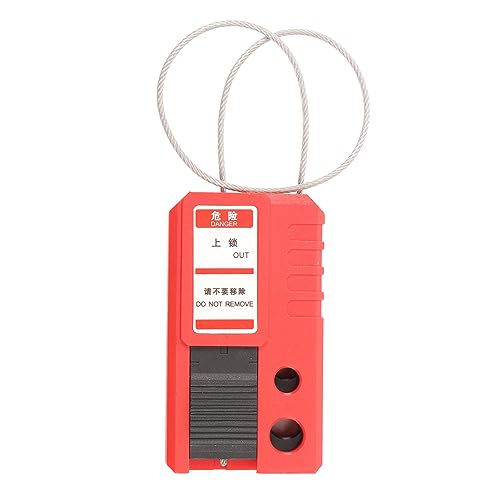 FILFEEL Lockout -Tagout -Sperrungen 8 * 4 * 2 Cm Kabel Rennbare Kabelschloss mit Effektiv Isoliert Energiequellen Kleines Schlüssellochdesign für Verschiedene Ausrüstungsstillstandswartung FILFEEL Lockout -Tagout -Sperrungen 8 * 4 * 2 Cm Kabel Rennbare Kabelschloss mit Effektiv Isoliert Energiequellen Kleines Schlüssellochdesign für Verschiedene Ausrüstungsstillstandswartung von FILFEEL