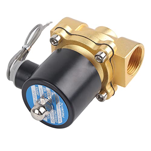 FILFEEL Magnetventil, Automatisches Wasserspiegel -Steuerventil Automatisches Wasserausschaltventil Elektrisches Magnetventil, DC24V 3/4 "DN20 Normalerweise in der Nähe des Wassergasöls von FILFEEL