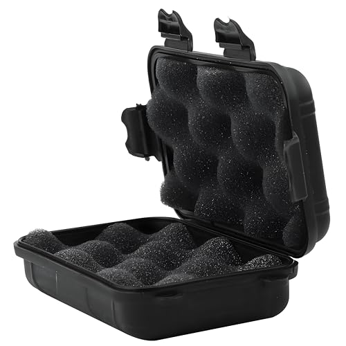 FILFEEL Outdoor Kunststoff wasserdichte Stoßfeste Box luftdicht Survival Case Container Aufbewahrungsbox Transportbox klein Large schwarz von FILFEEL