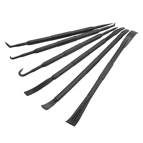 FILFEEL Pry -Stangen -Set, Pringstabs -Haken -Set 6PCS Plastic Pry Pry Tool Picks Set mit Doppelter ABS -Kunststoff Zum Entfernen von Versiegelungszubehör von FILFEEL