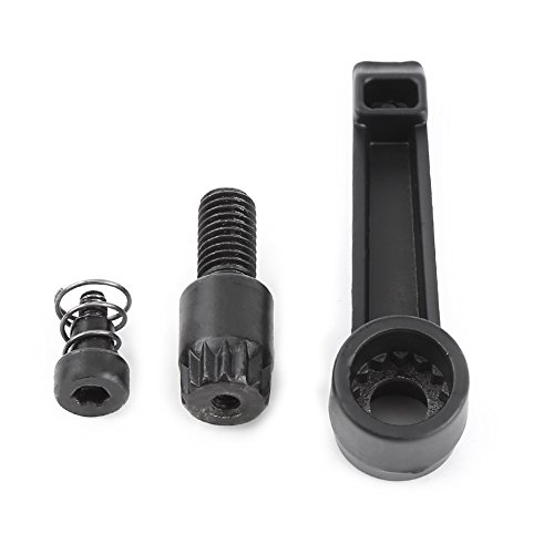 FILFEEL Schrauben Seitengriff, Männliche Gewinde Klemmhebel Hebelgriff Hebel Hebelklemmmaschinerie Einstellbares Griff Verriegelung Externe M8 16-60 Mm Männlicher Gewindeknopf (M8*16) von FILFEEL