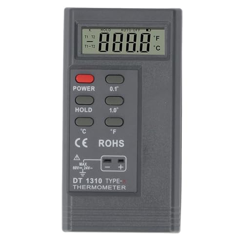 FILFEEL Thermometer Vom Digitalen K -Typ Thermoelement mit Großem Display für Industrielle und Kulinarische Verwendung Tragbarer Lightwight Design Einkanal -Touch -Thermometer von FILFEEL