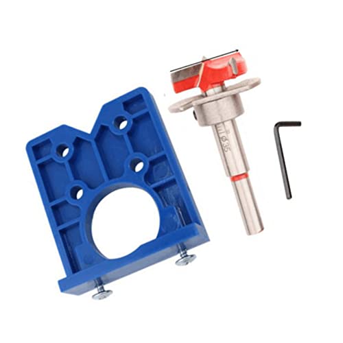 FILFEEL Verdeckter Scharnier -Jig -Kit Präziser Bohrloch -Router -Schablone für Möbelbaugruppen von FILFEEL