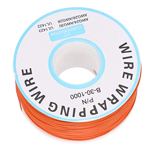 FILFEEL Wickeldrahtkupferschaltplatine Zinnplattierte Single -Kabel für die Elektronikbaugruppe (ORANGE) von FILFEEL